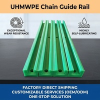 Bandes de guidage incurvées en UHMWPE pour convoyeurs, idéales pour les usines de fabrication