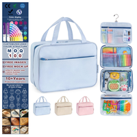 Nouveauté : Sac de rangement léger et portable à multiples poches pour articles de toilette, idéal pour les voyages