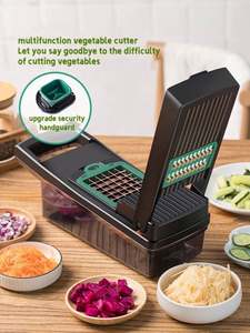เครื่องหั่นผักอเนกประสงค์แบบมือถือ วัสดุ ABS เป็นมิตรกับสิ่งแวดล้อม เครื่องหั่นหัวหอม เครื่องปอกมันฝรั่ง เครื่องหั่นผลไม้ รุ่น MR5R - Product Image 3