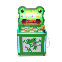 Machine de jeu d'arcade à jetons Whack a Mole Toy Kids Hitting Hammer ticket Redemption toy frog Arcade Game Machine
