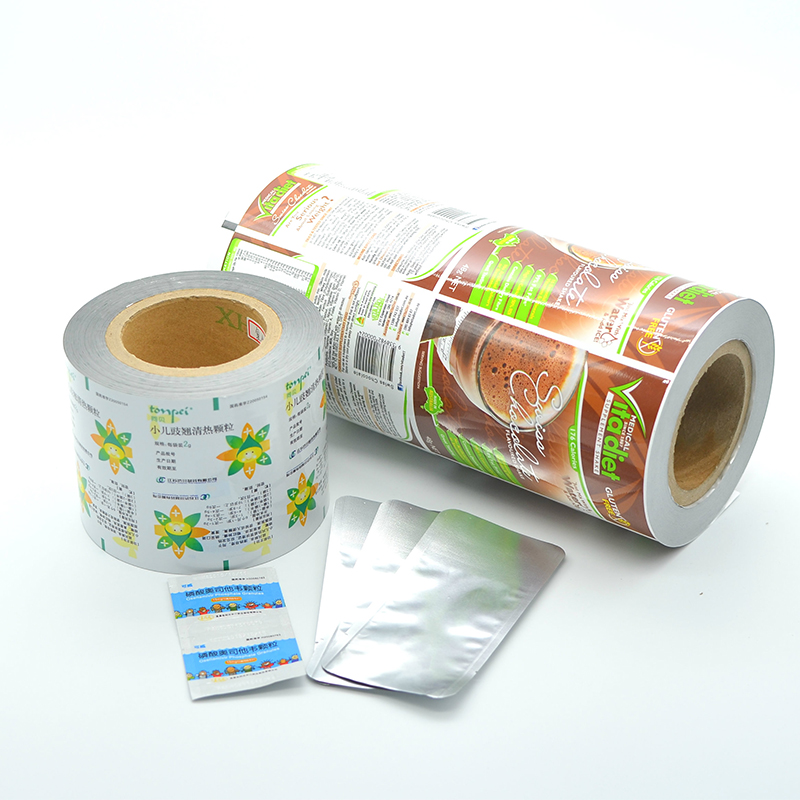 Customized Laminated Paper Aluminum Foil Wrapping Paper Roll Pharmaceutical for Butter or Shchet Food Packaging