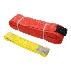 1-10トンPEフラットカスタムウェビングUsスタイルショルダースリングクイックリフティングベルトカラー2 "X 2m 2トン - Product Image 6