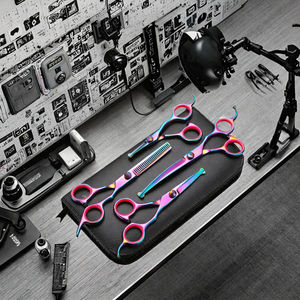 ชุดกรรไกรตัดขนสุนัขแบบพับได้ ผลิตจากสแตนเลสอย่างดี ขนาด 4.5/5.5 นิ้ว ปลอดภัย - Product Image 3