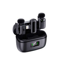 Microphone Lavalier sans Fil T1 Mini pour Extérieur, Diffusion en Direct, Téléphone Portable, Radio, Réduction du Bruit, Micro Cravate Sans Fil