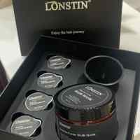 Lonstin Masque Capillaire Professionnel de Luxe Anti-Frisottis à la Protéine de Caviar et au Collagène pour Réparation Profonde - Kit de Soins Capillaires