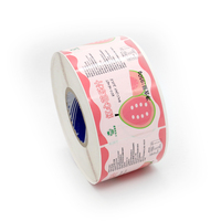 Etiquetas Personalizadas de Alta Calidad para Jugos, Impresas a Todo Color en Offset, Material PP, Laminadas con Película, para Frascos de Jugo de Frutas