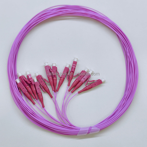 Conector LC de Fibra Óptica Speedyfiber con Cabeza Cuadrada Pequeña, Monomodo/Multimodo OM4, Pigtails con Velocidad de hasta 10G para CATV FTTH - Product Image 1