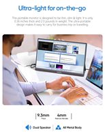 Arzopa usine CE FCC RoHS 17.3 pouces FHD 1080P Gaming 3 moniteur portable écran étendu pour ordinateur portable avec écran IPS