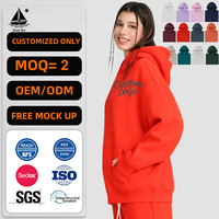 Sweat à capuche pour homme de haute qualité, multicolores, avec logo personnalisé, 100% coton, surdimensionné, automne, 350GSM, écologique, imperméable