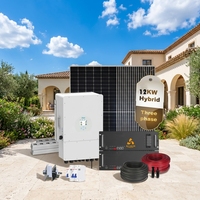 Système solaire hybride 20KW Deye pour maison, panneau 6000W, 12V 30KW 10W, style allemand, onduleur hors réseau