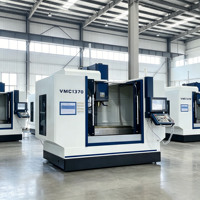 Centre d'usinage vertical CNC 3 axes robuste VMC1370, broche BT40, 24 outils, machine de fraisage de métaux pour pièces automobiles et moules