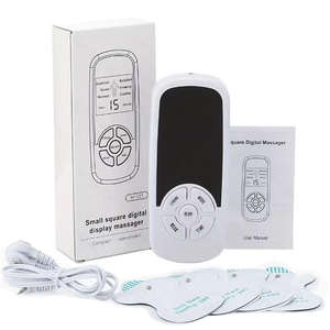 Mini Massageador 2 em 1 TENS/EMS com Plugue USB para Massagem no Pescoço, Mãos, Pés, Pernas e Corpo, Leve, em ABS e Aço Inoxidável - 200g - Product Image 2