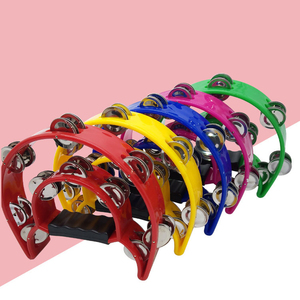Cadeau de fête, musique, clochette en métal, son clair, tambour <span class=keywords><strong>demi</strong></span>-<span class=keywords><strong>lune</strong></span>, <span class=keywords><strong>tambourin</strong></span> - Product Image 3