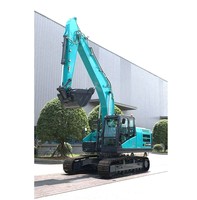Excavatrice hydraulique SWE210F de 21 tonnes avec pelle à roche et brise-roche pour les travaux miniers, la construction, les travaux de terrassement lourds et les projets de carrière