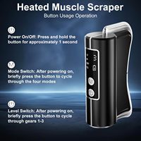 Outil de massage musculaire chauffant Eveekon, outils électriques de guasha et de massage des fascias, couteau à fascias pour tissus profonds