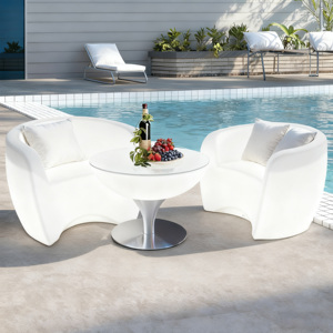 Muebles <span class=keywords><strong>de</strong></span> Exterior <span class=keywords><strong>de</strong></span> Lujo, <span class=keywords><strong>Sillas</strong></span> <span class=keywords><strong>de</strong></span> <span class=keywords><strong>Comedor</strong></span> <span class=keywords><strong>para</strong></span> <span class=keywords><strong>Terraza</strong></span>, Mesas y <span class=keywords><strong>Sillas</strong></span> Luminosas Impermeables IP65, Adecuadas <span class=keywords><strong>para</strong></span> Piscinas y Fiestas - Product Image 1