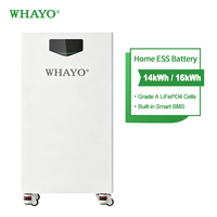 Whayo 2026 Stockage d'énergie portable 16 kWh 48 V sur roues avec système BMS 2026 RS232, garantie, utilisant l'énergie au lithium