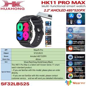 Smartwatch Serie Hk di Alta Gamma Hk11pm con App Wearfit Pro, Controllo Funzioni Avanzate, Nuova Interfaccia Hk11 Pro Max - Product Image 2