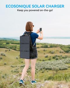 Cargador de Panel Solar de 30W, Portátil y Plegable, con Carga USB-C y USB-A, ETFE IP67 Impermeable, Compatible con Teléfonos Celulares - Product Image 2