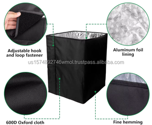 Mengerbee Nouvelle enveloppe isolante thermique pour ruche d'hiver - Toile et feuille d'aluminium imperméable et coupe-vent - Product Image 6