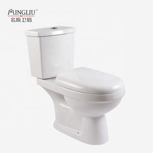 Ensemble WC et lavabo deux pièces de style européen, best-seller, accessoires de salle de bain <span class=keywords><strong>pour</strong></span> appartement, avec étagère intégrée - Product Image 2