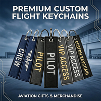 Llavero Bordado Personalizado con Diseño de Avión, Etiqueta de Tela Bordada con Logotipo Personalizado para Bolsa, Mochila, Regalo