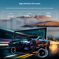 Exclusivité transfrontalière : autoradio Android 10,1 pouces TFT à double bouton, navigation MP5/CarPlay, tableau de bord universel