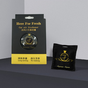 Difusor de aroma de coche de tela ambientador logotipo personalizado <span class=keywords><strong>clip</strong></span> de ventilación de coche colgante bolsa de bolsita perfumada para armario de cajón de coche - Product Image 4