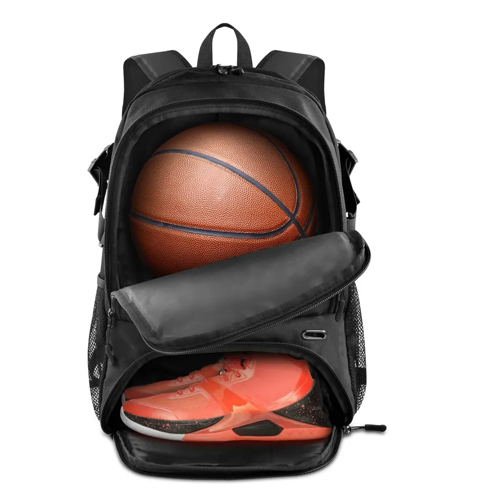Sports Soccer Volleyball Football Gym Backpack with Shoe & Ball Compartment Basketball Bag