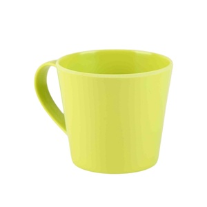 Ensemble tasse et soucoupe en plastique, design minimaliste rond, pour le thé de l'après-midi, tasses durables - Product Image 6