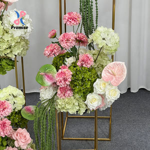 ซุ้มดอกไฮเดรนเยียสีเขียวสีขาวคุณภาพสูงซุ้มดอกกุหลาบสำหรับงานแต่งงานโต๊ะตกแต่งหน้าต่างห้างสรรพสินค้า - Product Image 2