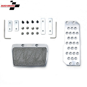 Alfombrilla de Aluminio para Piso de Auto Auso-Racing, para Transmisión Manual y Automática, Antideslizante, para Honda Civic y Fit - Product Image 1