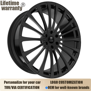 JTX <strong>SCATHE</strong> Custom Matte Black Mesh Spoke Forged Alloy Wheels 19 20 21 22 Inch Concave Car Rims for BMW 5 Series Audi A4 Premium - Product Image 1