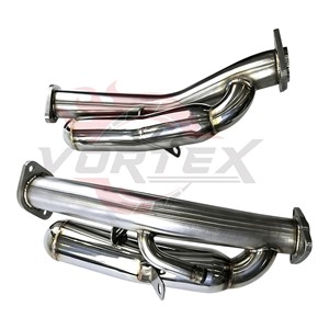ท่อทดสอบสเตนเลสสตีลของ Vortex สำหรับ Nissan 370Z 350Z V6 Helmholtz resonated downpipe - Product Image 3
