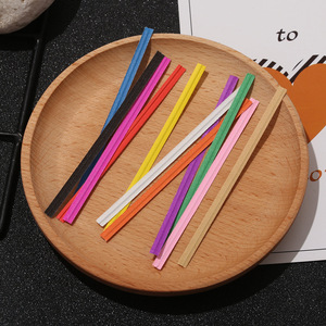 1000 unidades de lazos de papel kraft de 9 cm multicolor reutilizables para pan, dulces, bolsas de café, cake pops <span class=keywords><strong>y</strong></span> fiestas - Product Image 1