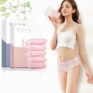Custom Print Cotton Under Wear 100% Cotton <strong>Underwear</strong> Plus Size <strong>Disposable</strong> Panties Cotton Panties for Women - Product Image 2
