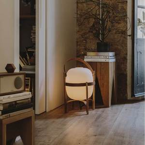 Lámpara de Mesa de Madera Maciza Estilo Japonés, E27 LED 220V, Control de Interruptor, Luz de Noche Nórdica Minimalista - Product Image 2