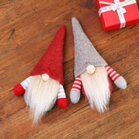Offre Spéciale dernière conception gnomes de noël jouets en peluche noël Rudolph forêt vieil homme noël poupée sans visage décoration