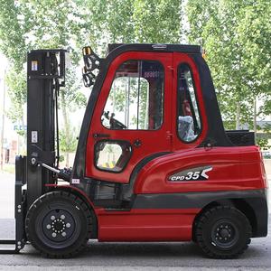 รถยกไฟฟ้า 4 ล้อ รถยกไฟฟ้าลิเธียม รถยกแบบ Reach Truck 3 ตัน พร้อมอุปกรณ์ย้ายด้านข้าง สำหรับห้องเย็น - Product Image 3