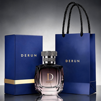 Flacon de parfum de luxe unique et élégant, 30ml 100ml, faible MOQ, avec boîte, design cristal, pour cosmétiques liquides et fragrances