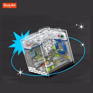 GUOAN TOYS Dust Proof Display Box Transparent Cover Dinosaur Plastic <b>Blocks</b> Educational Toys Mini <b>Building</b> <b>Block</b> Toys <b>for</b> <b>Kids</b> - Product Image 4
