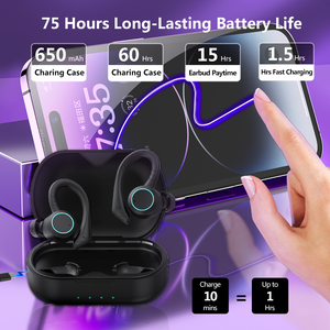 Kinlan chất lượng hàng đầu giảm tiếng ồn TWS không dây <span class=keywords><strong>Bluetooth</strong></span> Earbuds <span class=keywords><strong>Bluetooth</strong></span> Tai nghe không dây TWS tai nghe trong tai tai nghe - Product Image 4