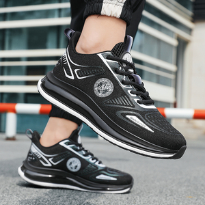 Chaussures de sport décontractées pour hommes, légères, confortables, antidérapantes, semelle résistante à l'usure, design absorbant les chocs, à lacets, souples - Product Image 5
