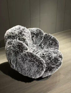 Silla nórdica para sala <span class=keywords><strong>de</strong></span> estar, silla <span class=keywords><strong>de</strong></span> <span class=keywords><strong>lana</strong></span> <span class=keywords><strong>de</strong></span> tela, sofá <span class=keywords><strong>de</strong></span> lujo <span class=keywords><strong>de</strong></span> un solo asiento, sillas <span class=keywords><strong>de</strong></span> salón decorativas, sillón Perezoso - Product Image 2