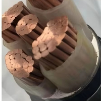 Câble d'alimentation industriel basse tension YUWAN 450V 5*185, conducteur en cuivre, isolation PVC, gaine PVC, utilisation en bâtiment, classe 90°C
