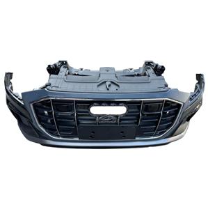 Pare-chocs avant compatible avec <span class=keywords><strong>Audi</strong></span> <span class=keywords><strong>Q8</strong></span> 45 <span class=keywords><strong>TFSI</strong></span>/<span class=keywords><strong>55</strong></span> <span class=keywords><strong>TFSI</strong></span>/<span class=keywords><strong>Q8</strong></span> PHEV <span class=keywords><strong>S</strong></span>-<span class=keywords><strong>line</strong></span> 2019-2025, comprenant la calandre, le radiateur et l'ensemble de pare-chocs avec ventilateur - Product Image 4
