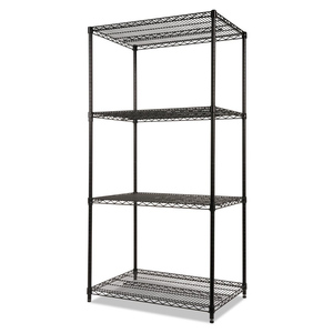 Commercial Heavy-Duty <strong>4-Tier</strong> Steel Wire Shelving Unit NSF Certified Garage <strong>Storage</strong> Organizer Rack 550lbs Capacity Per <strong>Shelf</strong> - Product Image 2