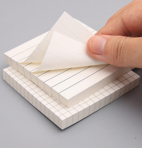 Bloc-notes autocollant OEM en forme de grille <span class=keywords><strong>avec</strong></span> lignes personnalisées Vente en gros Usine Bloc-notes <span class=keywords><strong>repositionnables</strong></span> pour Bureau Étudiant - Product Image 3