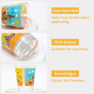 Vaso de chupito personalizado con logo, mini vaso <span class=keywords><strong>Guinness</strong></span> de 2 onzas para sublimación - Product Image 5