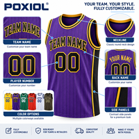 Maillot de basket personnalisé multicolore col en V, tenue d'équipe par sublimation, séchage rapide, vente en gros, uniformes d'équipe jeunesse personnalisés USA